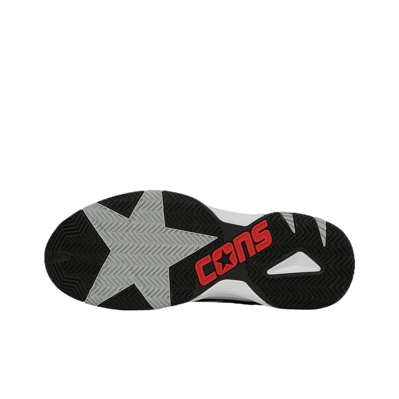 Converse CONS ACCELERATOR Cushioning And Breathable Low Top Basketball Shoes Unisex Black-4