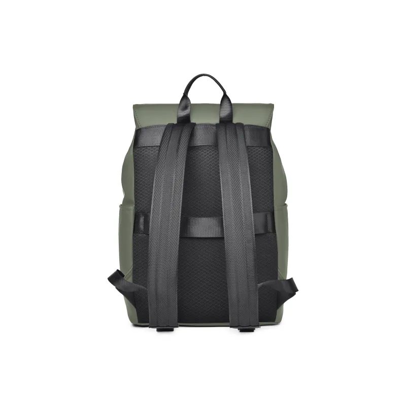 Jeep Membrana Dermalis Commute Students Laptop Bag Backpack, Regular Unisex Black/Gray/Green-12