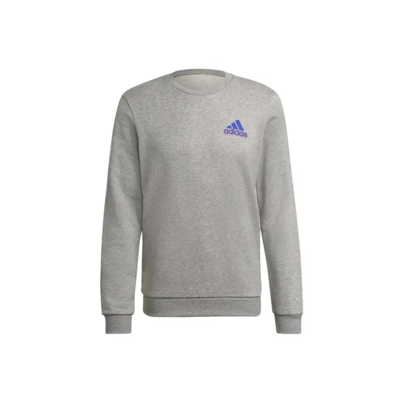 Adidas Sweatshirts Men Medium Heather Gray-0