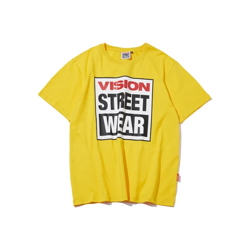 Vision Street Wear T Shirt Unisex Yellow-0
