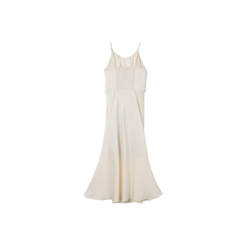 SETIROM Sleeveless Dress Women's Champagne-1