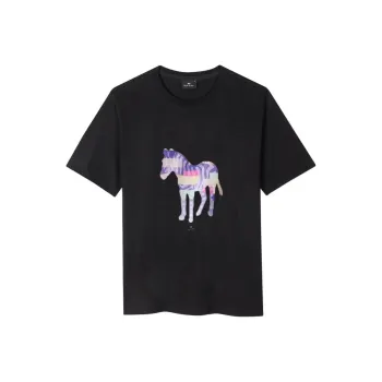 Paul Smith Zebra Print Crewneck T Shirt