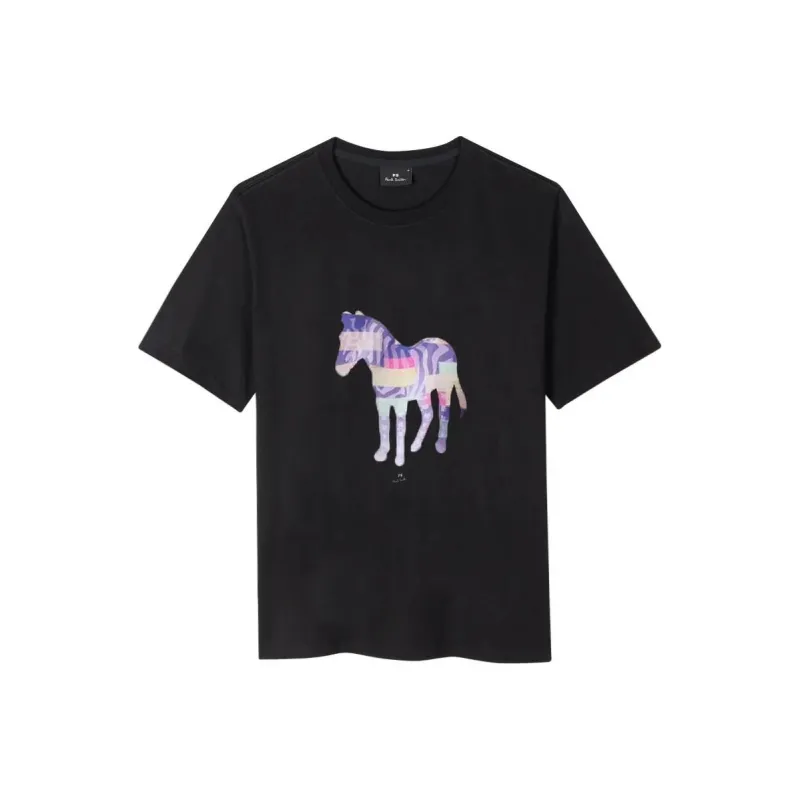 Paul Smith Zebra Print Crewneck T Shirt-0