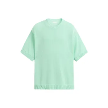 ZARA T Shirts Men Lake Green
