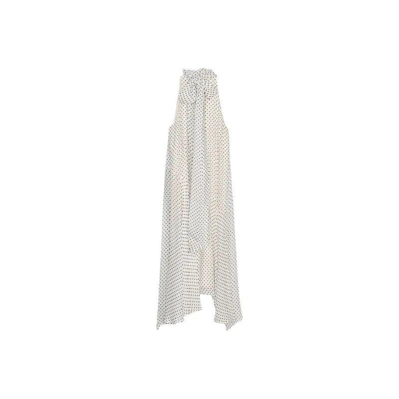 ZARA ZW Series Sleeveless Dress Women's White/Black-1