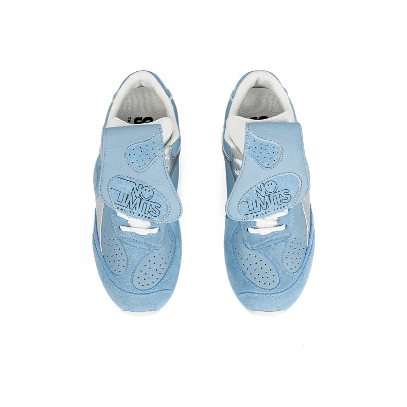 SMILEY Tennis Series Low Top Casual Shoes Women's Glacier Blue-1