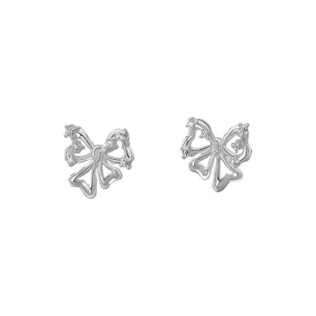 GIFT&CO S999 Fine Silver Stud Earrings Women's