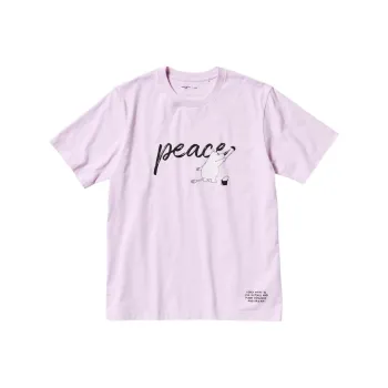 UNIQLO T Shirt Unisex Pastel Pink