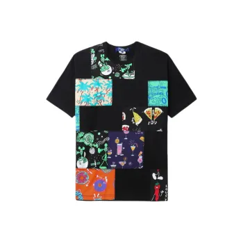 JUNYA WATANABE X Lousy Livin Patchwork Crewneck T Shirt