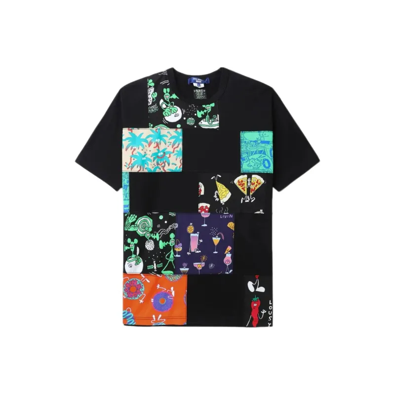 JUNYA WATANABE Man X Lousy Livin Patchwork Cotton T shirt-0