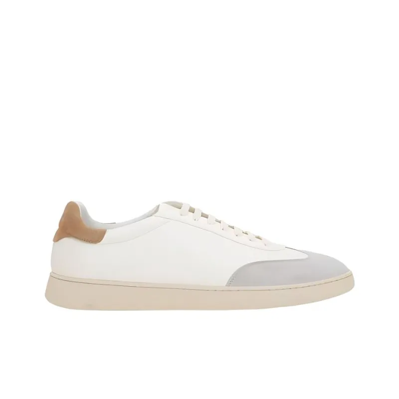 Stuart Weitzman/SW Low Top Skateboard Shoes Men's Beige-1