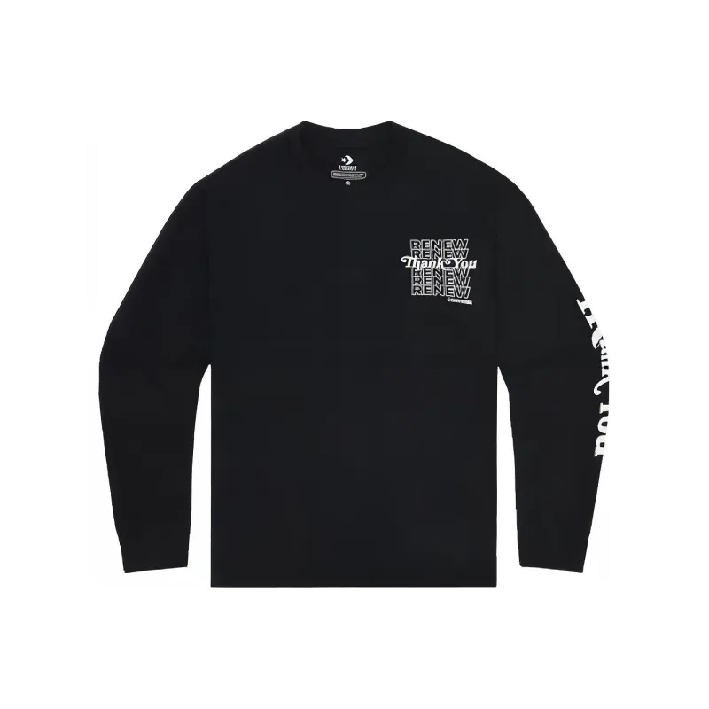 Converse Renew Thank You Sweatshirt Men's Black-0