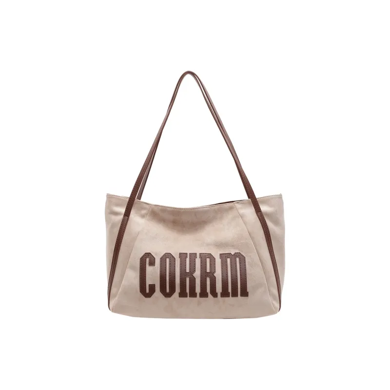 Yalu Suede Underarm Shoulder Bag Women's Black/Khaki/Coffee/Brown-7