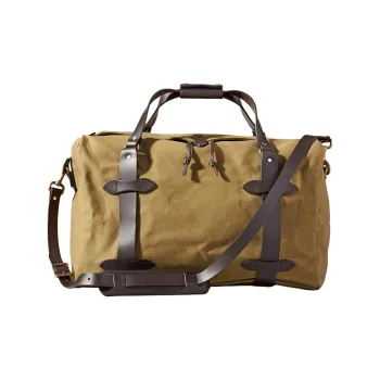 Filson 100% Cotton Coarse Twill Travel Bag 43L Men's Chocolate Brown & Beige