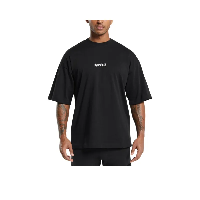 GYMSHARK Prayer Hands T Shirt Men's Black-0