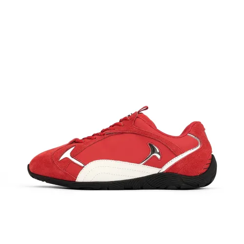 SMILEY Racing Low Top Casual Shoes Women's Flame Red