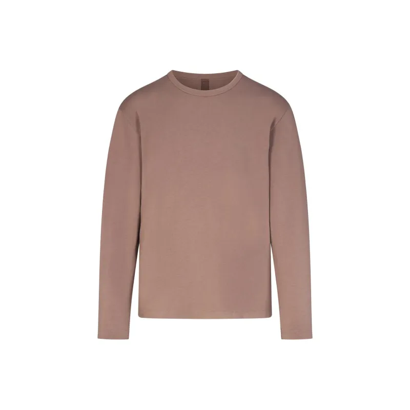 Skims Boyfriend Long Sleeve T-Shirt-0