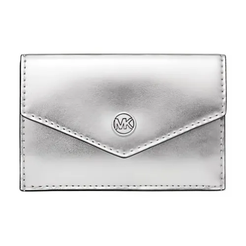 MICHAEL KORS Polyurethane Wallet Women's Silver