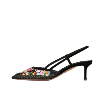 AQUAZZURA Can Slim Heel High Heels 5cm Women's Black