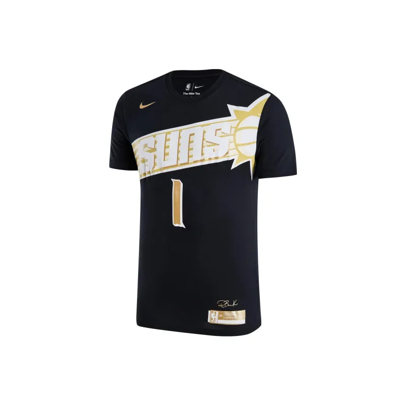 Nba X Nike T Shirts Men Black-0