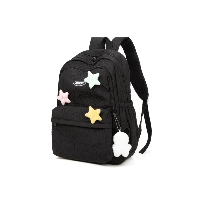 UNITE STAR Polyester Backpack Medium Size Women's White/Pink/Black/Yellow/Green-9
