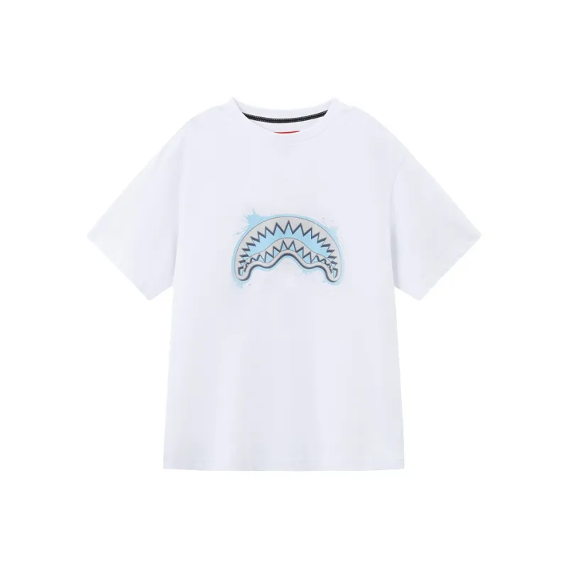SPRAYGROUND Crew Neck Short Sleeved T Shirts Unisex-0