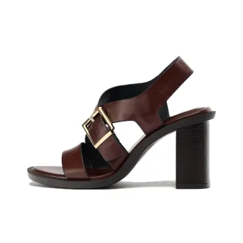 ZARA Strap Sandals Women's Brown