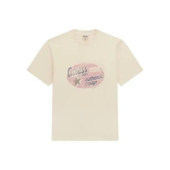 GUESS T-Shirts Unisex Apricot