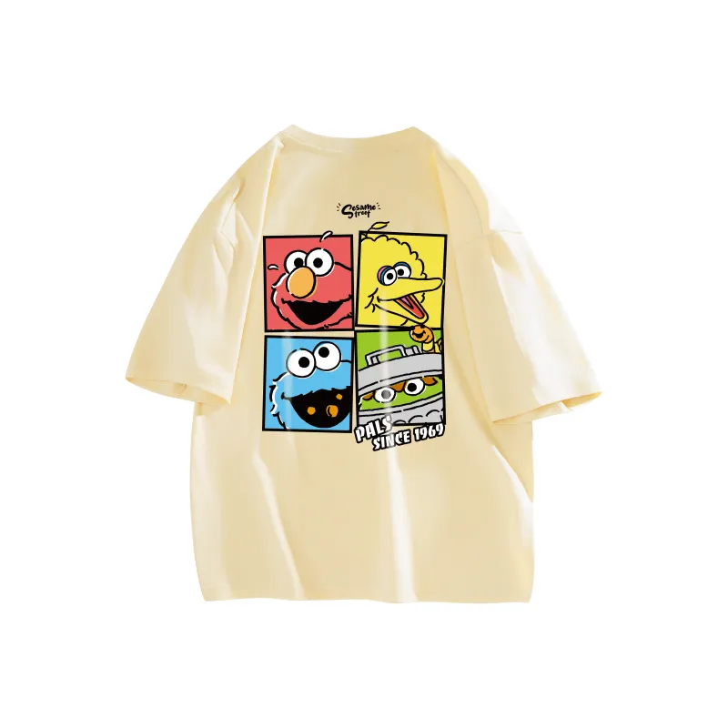 SESAME STREET T Shirt Long Sleeved Short Sleeved Optional Unisex-5
