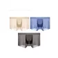 3 Pack[White Gray+Cerulean+Light Brown]