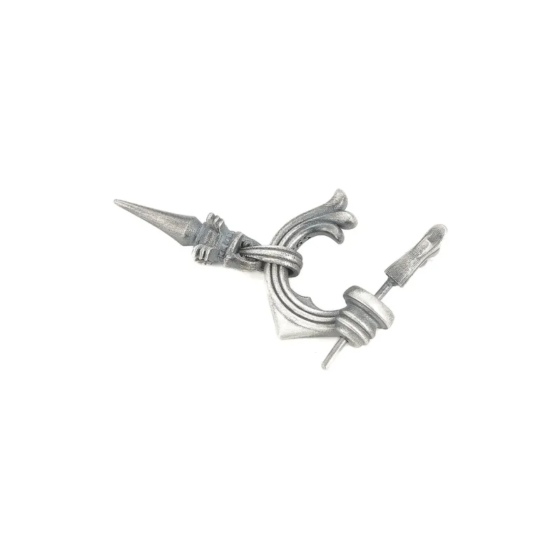 Ruibeila S925 Silver Earrings Men's-2