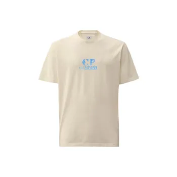C.P.Company SS25 T Shirt Men's Gauze White