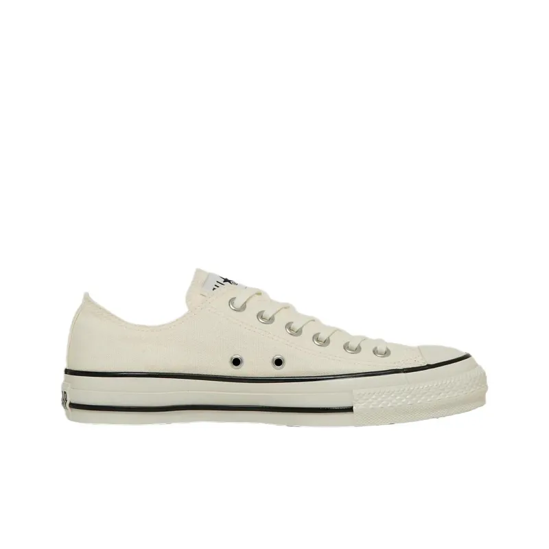 Converse All Star Aged Impact Resistant Low Top Canvas Shoes Unisex Gray White-1