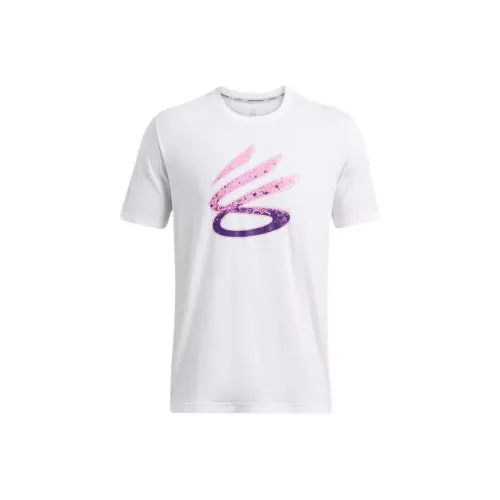 Under Armour Curry Logo T Shirt Men's White