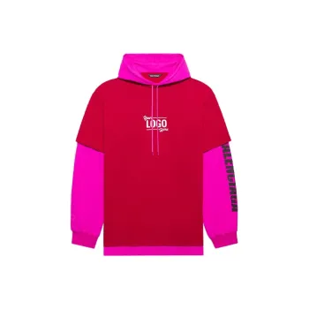 Balenciaga Your Logo Here Hooded T shirt