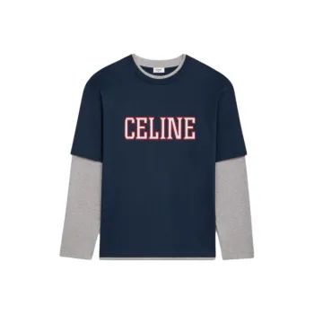 CELINE Loose T shirt In Cotton Jersey