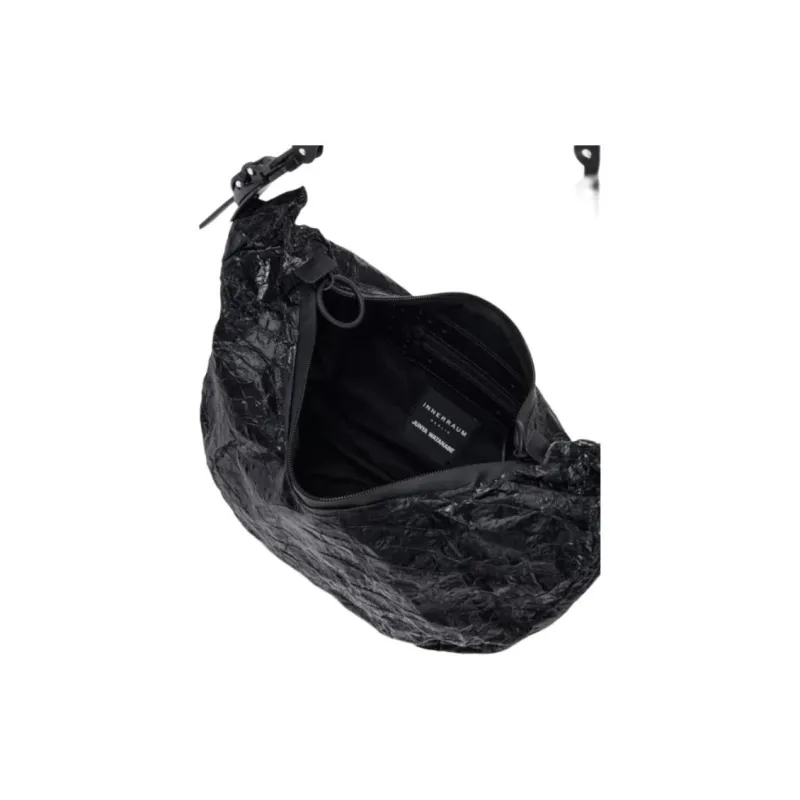 CDG Junya Watanabe X Innerraum Collaboration Coated Canvas Shoulder Bag Crossbody Bag Women's Black-2