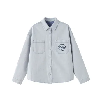 【dme】 Denim Jacket Women's Light Blue