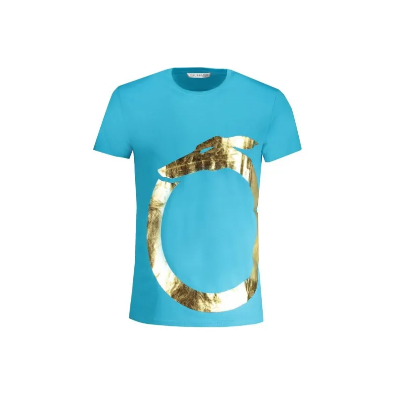 TRUSSARDI T-Shirts Men Blue-0