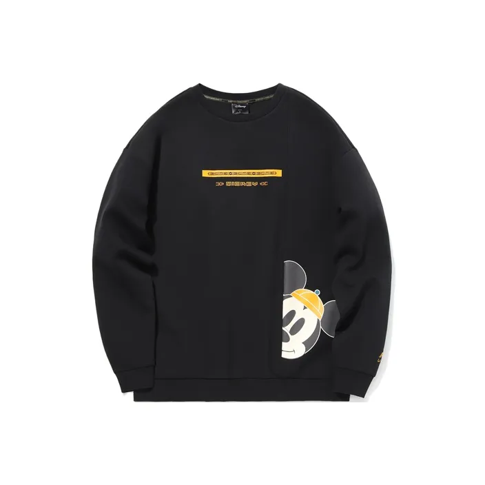 Disney X LINING Sweatshirts Men Black-0