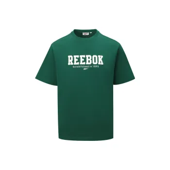 Reebok T Shirt Unisex Dark Green