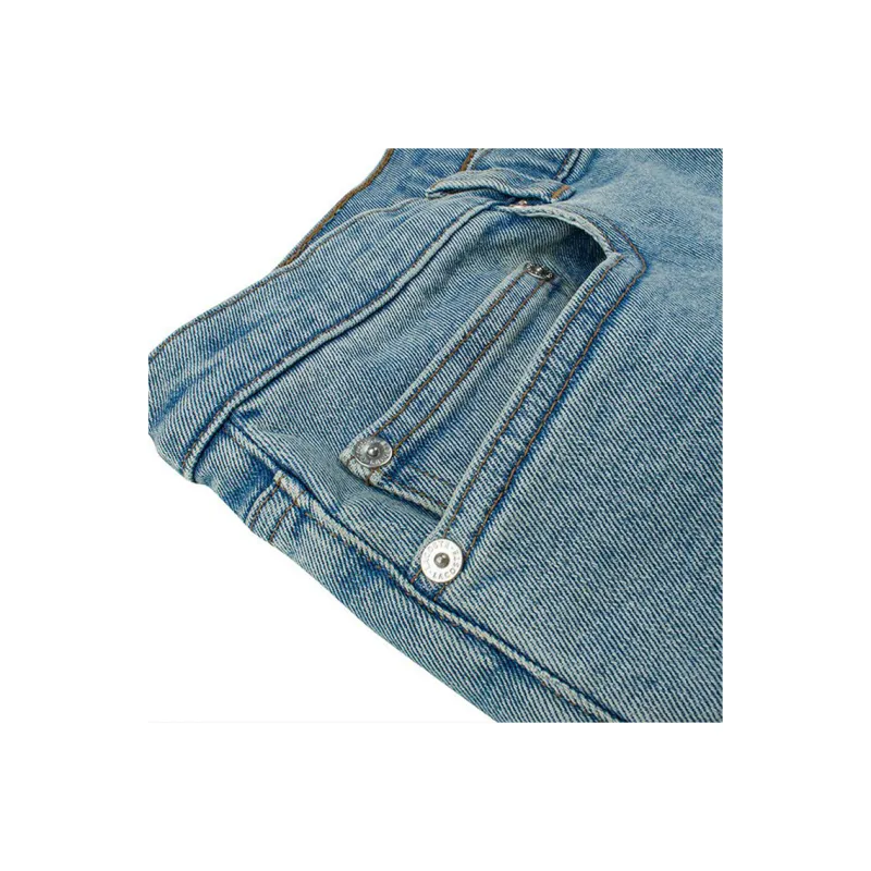 LACOSTE Straight Jeans Men's Blue-4