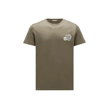 Moncler Double Logo Patch Crewneck T Shirt