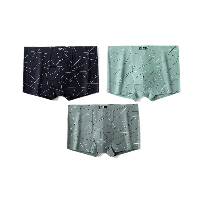 H YXIANG Underpants Men's Combo Set-6