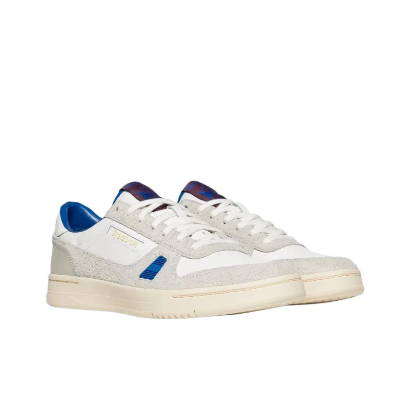 Reebok LT Court Premium Anti Slip Wear Resistant Low Top Skateboard Shoes Unisex Gray White-2