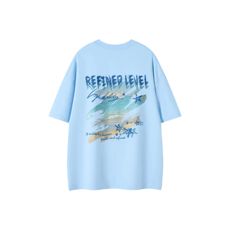 LEVEL Short Sleeved T Shirts Unisex-9