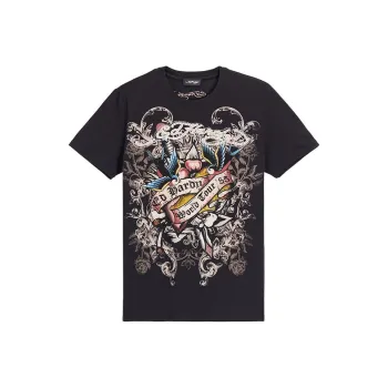 Ed Hardy SS24 T Shirt Men's Black