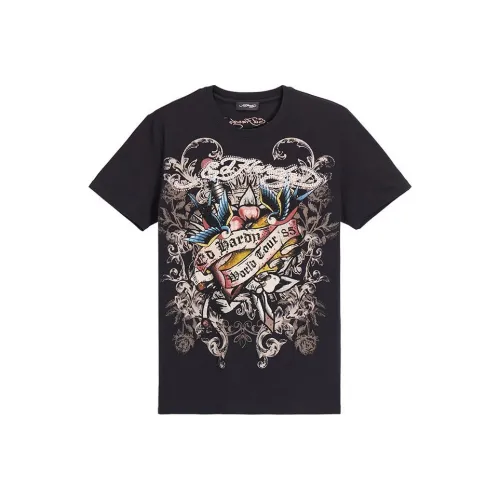 Ed Hardy SS24 T Shirt Men's Black