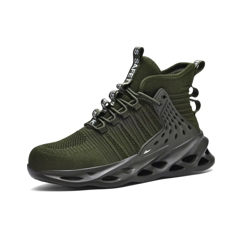 Kuding Anti Slip Wear Resistant Breathable Lightweight High Top Casual Shoes Unisex-0