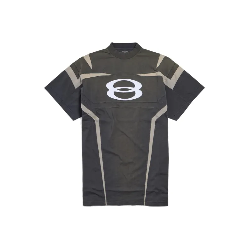 Balenciaga Unity Sports Icon Washed Out Biker T Shirt-0